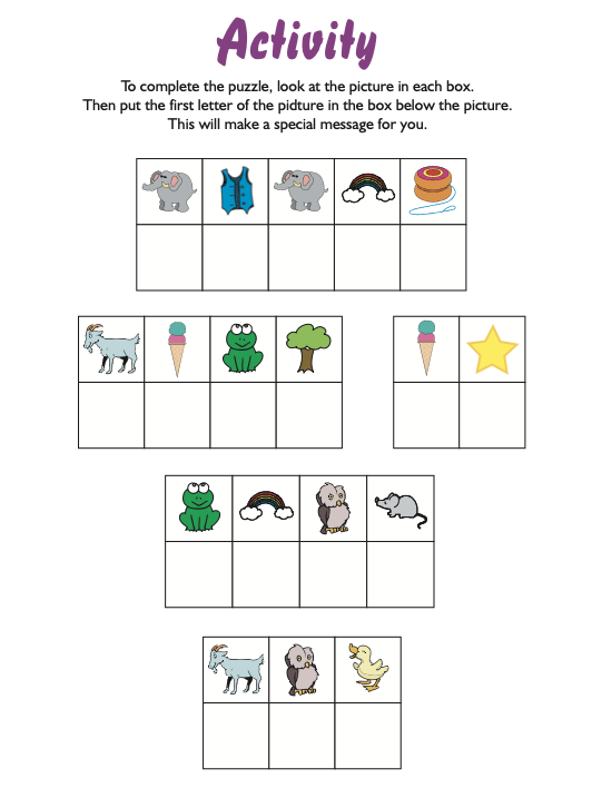 Activity Page