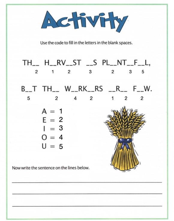 Activity Page