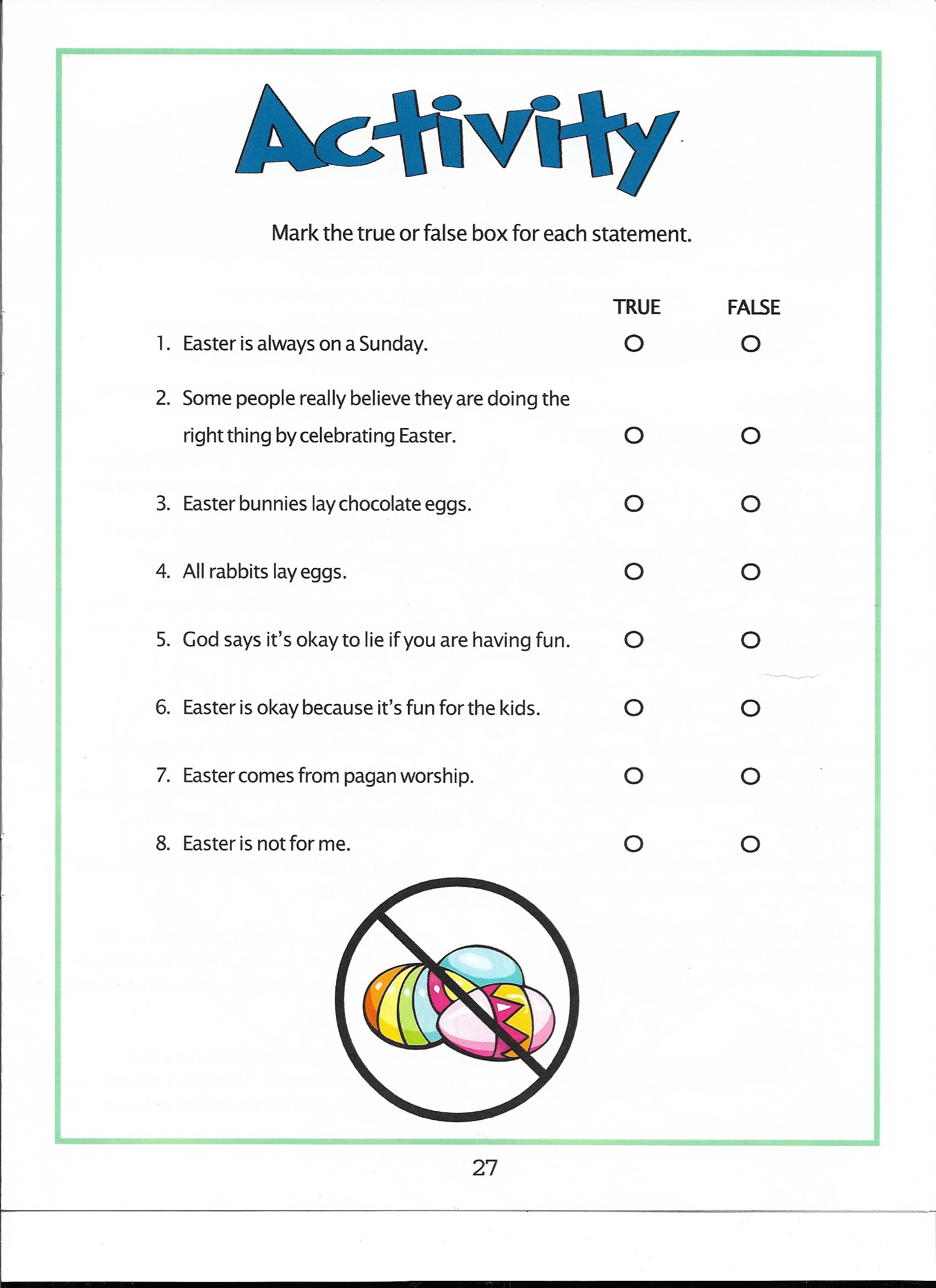 Activity Page