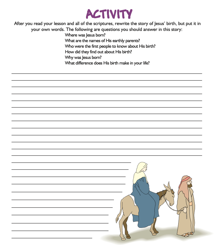 Activity Page