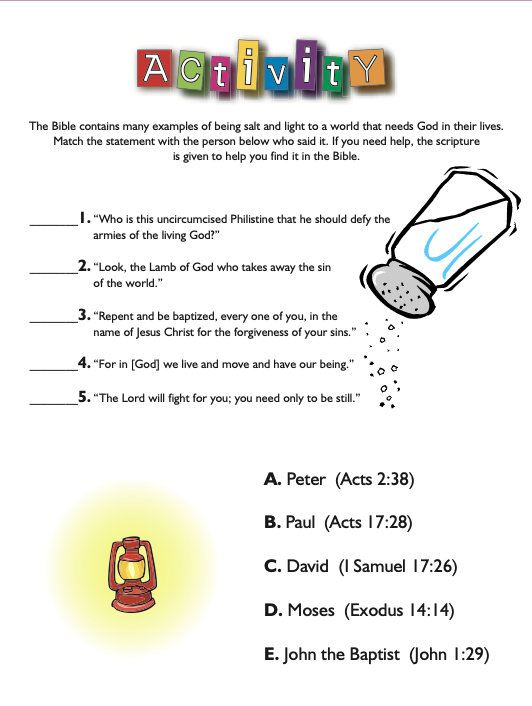 Activity Page