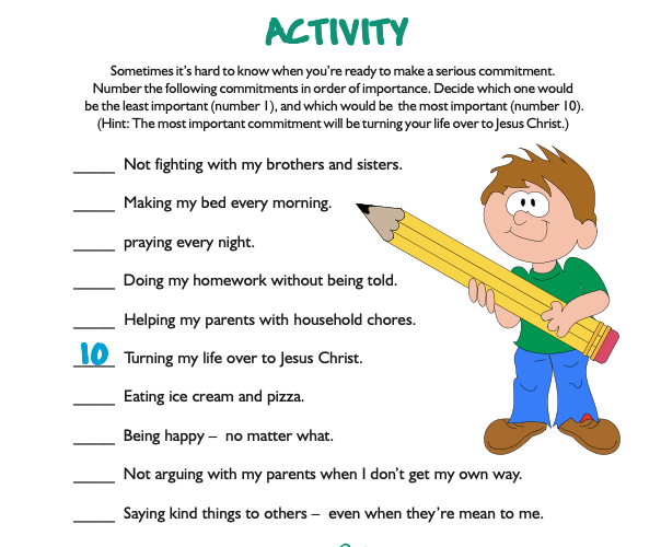 Activity Page