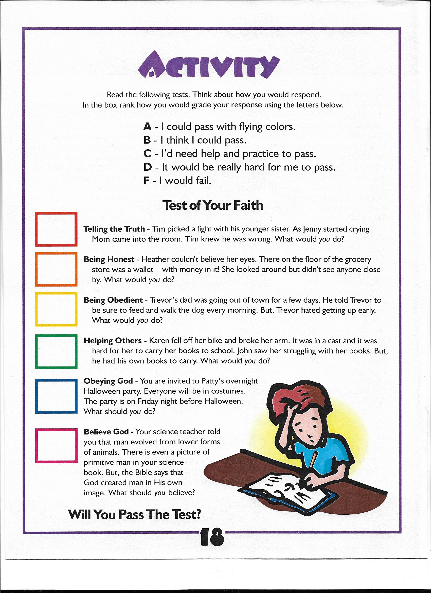 Activity Page