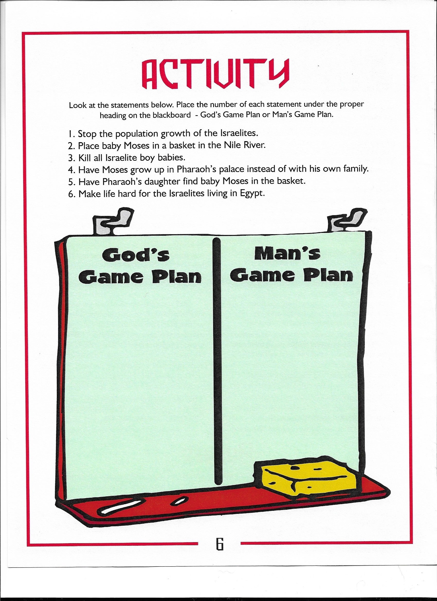 Activity Page