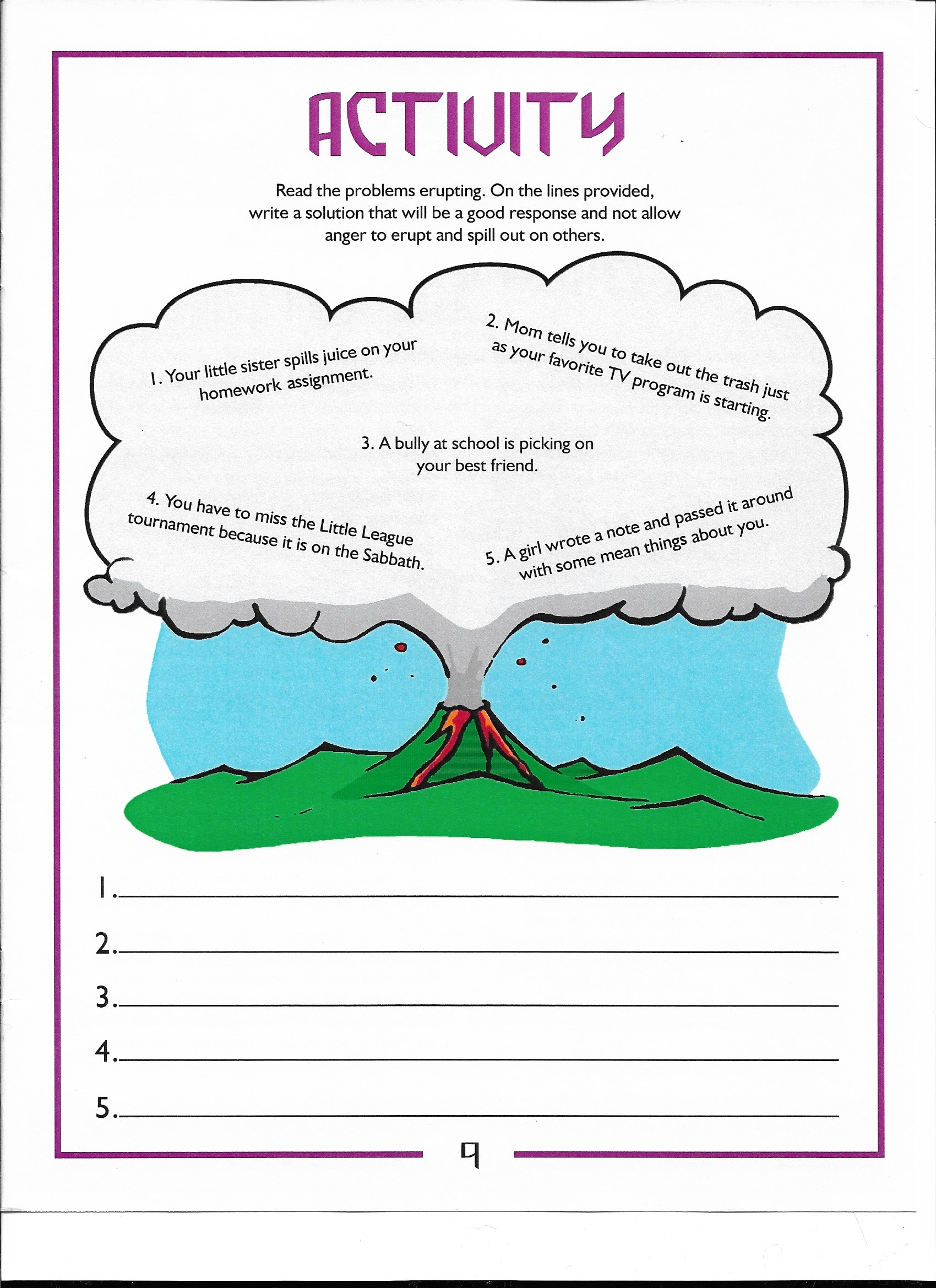 Activity Page