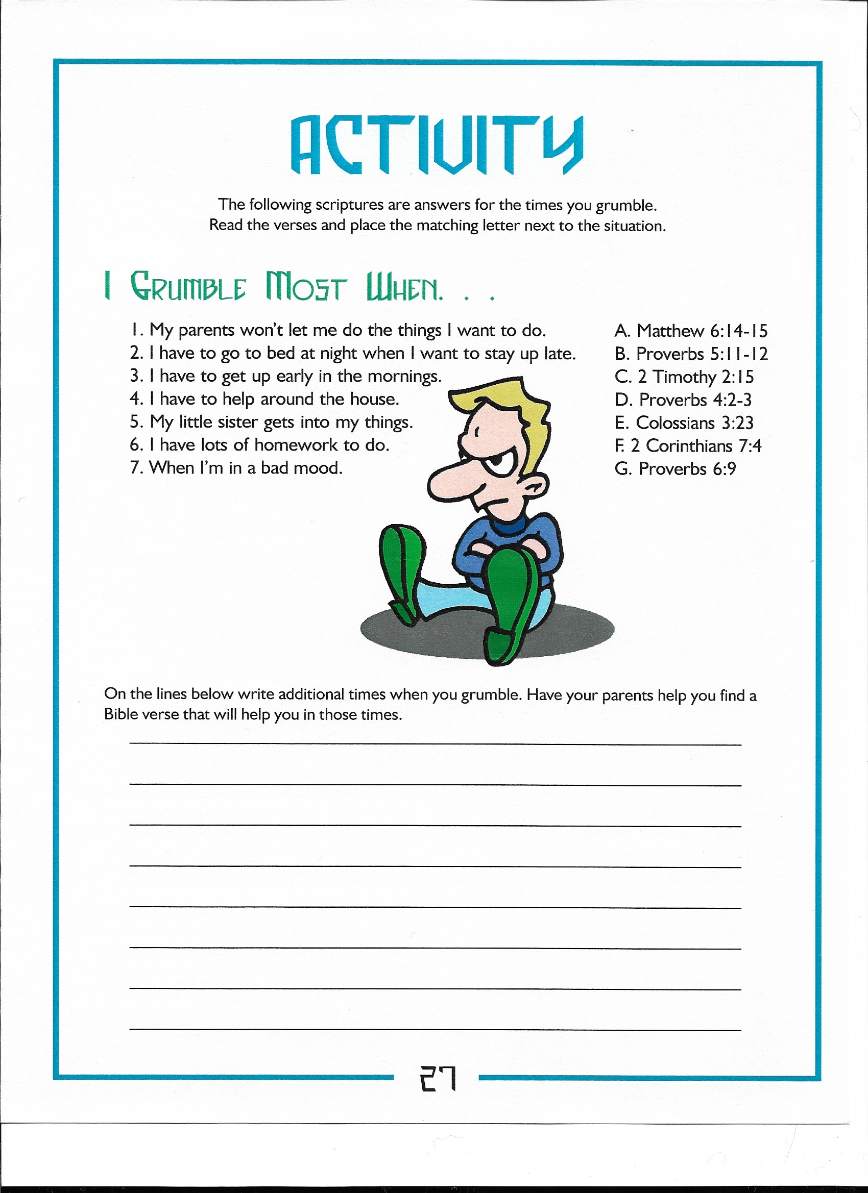 Activity Page