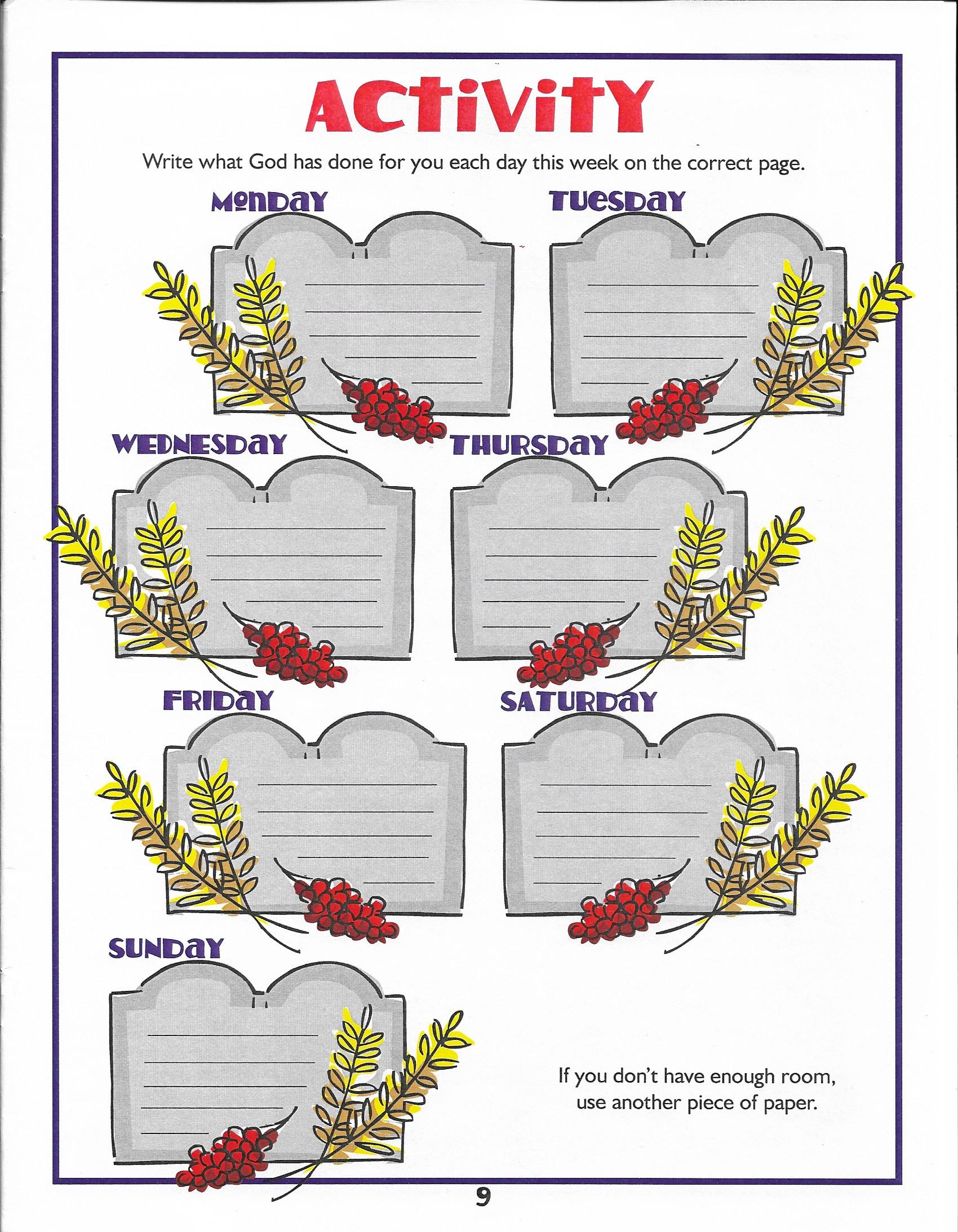 Activity Page