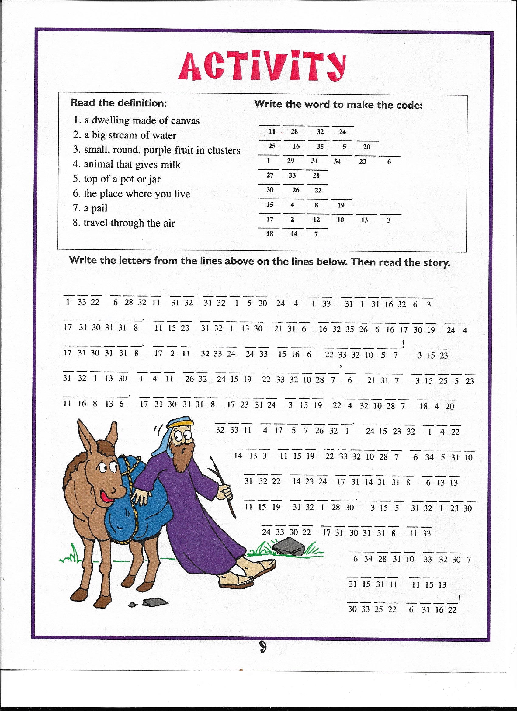 Activity Page