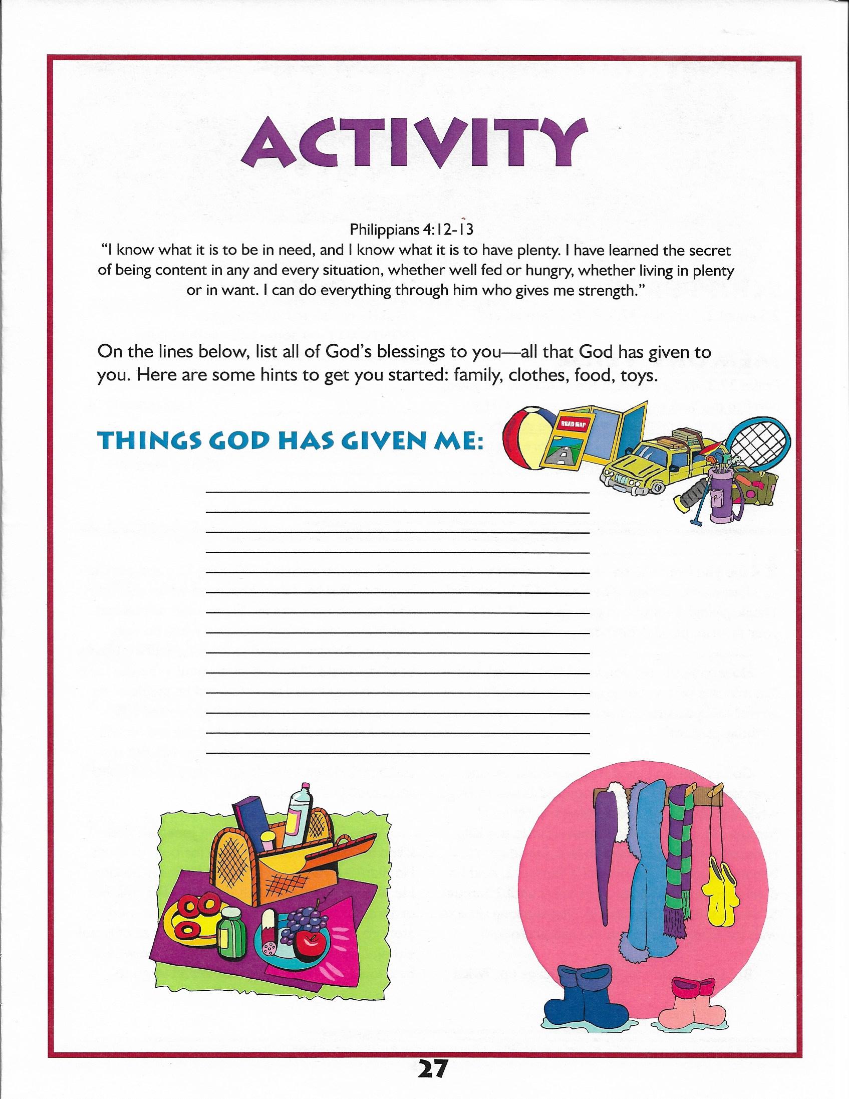 Activity Page