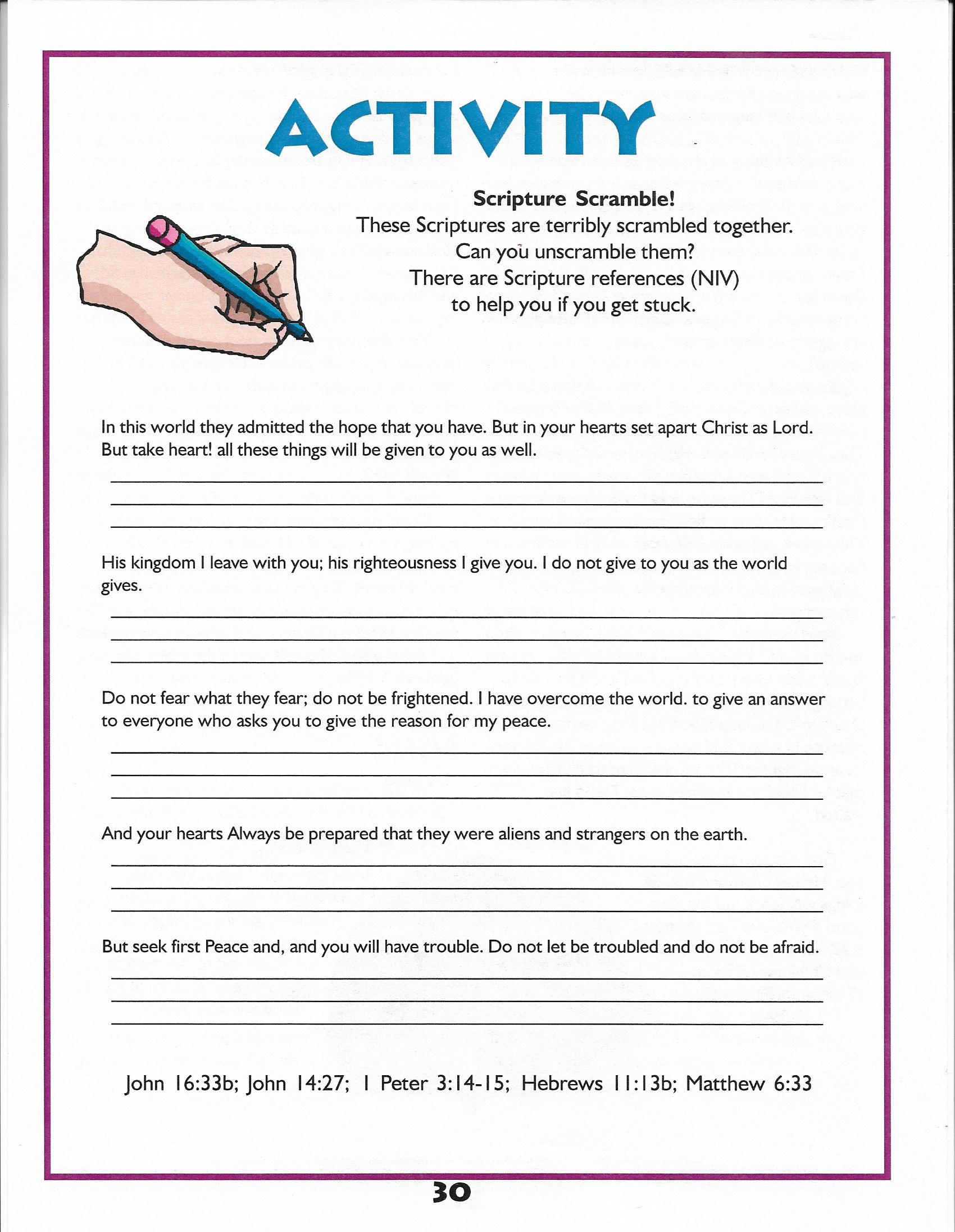Activity Page