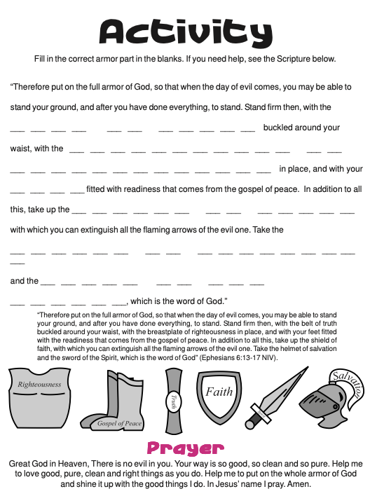 Activity Page