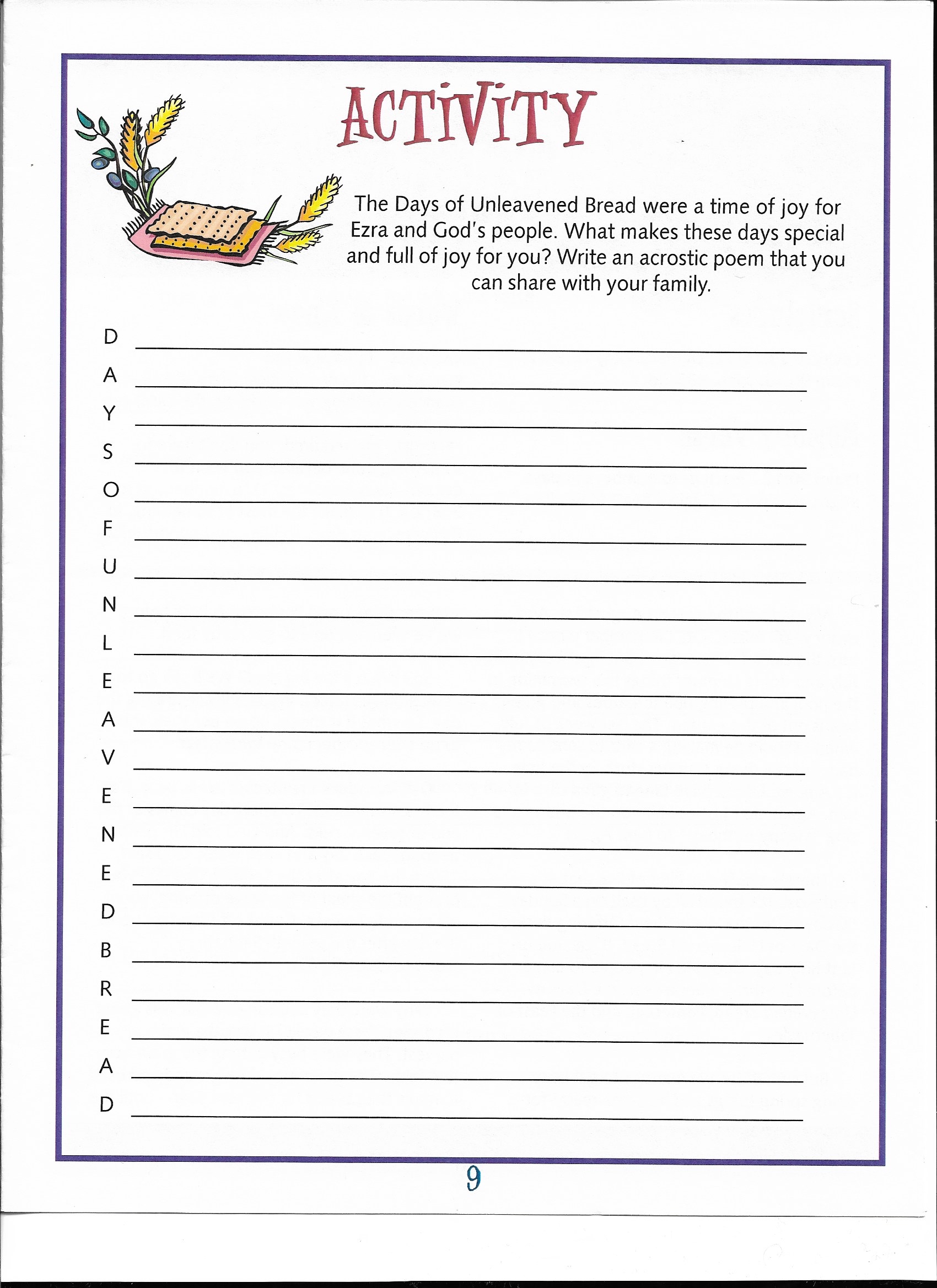 Activity Page