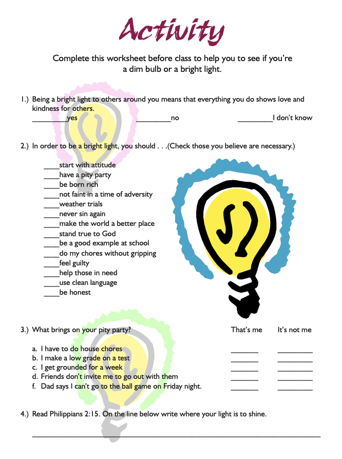 Activity Page