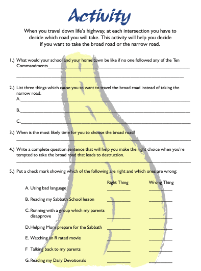 Activity Page