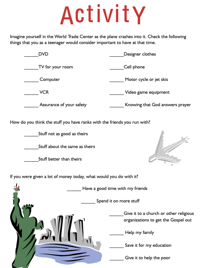 Activity Page