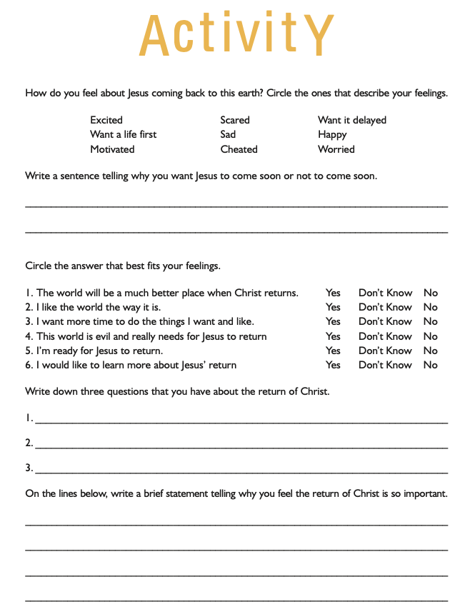 Activity Page