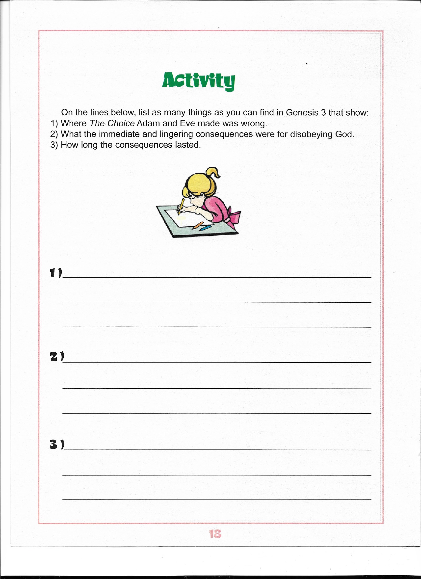 Activity Page