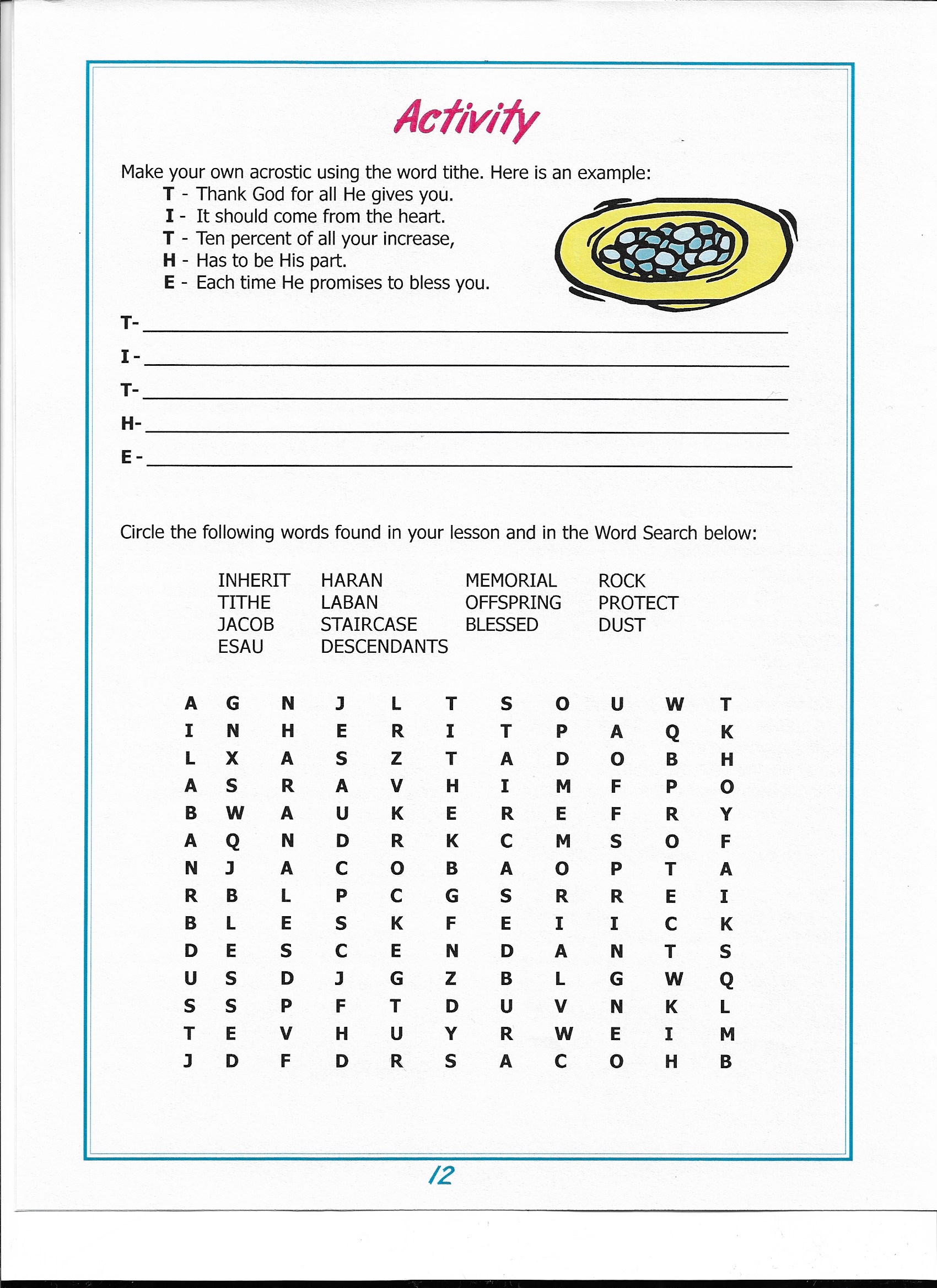 Activity Page