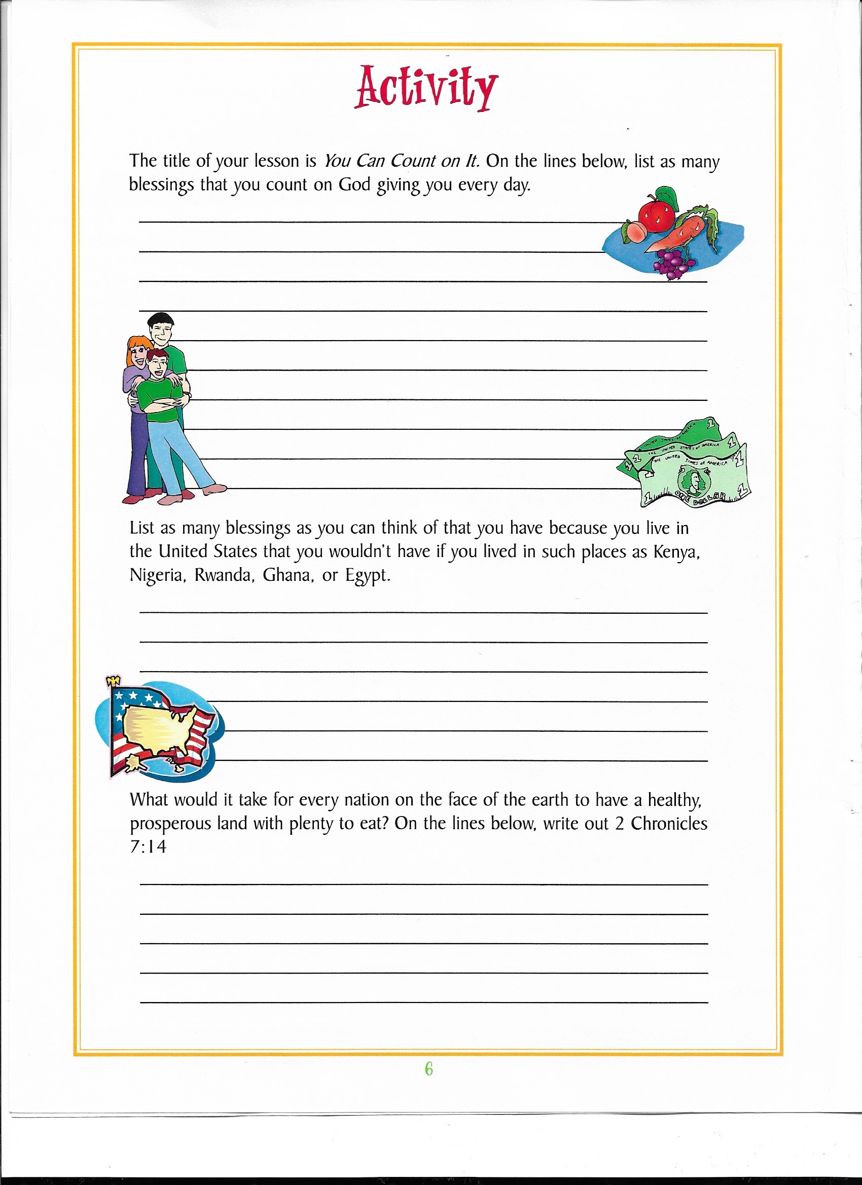 Activity Page