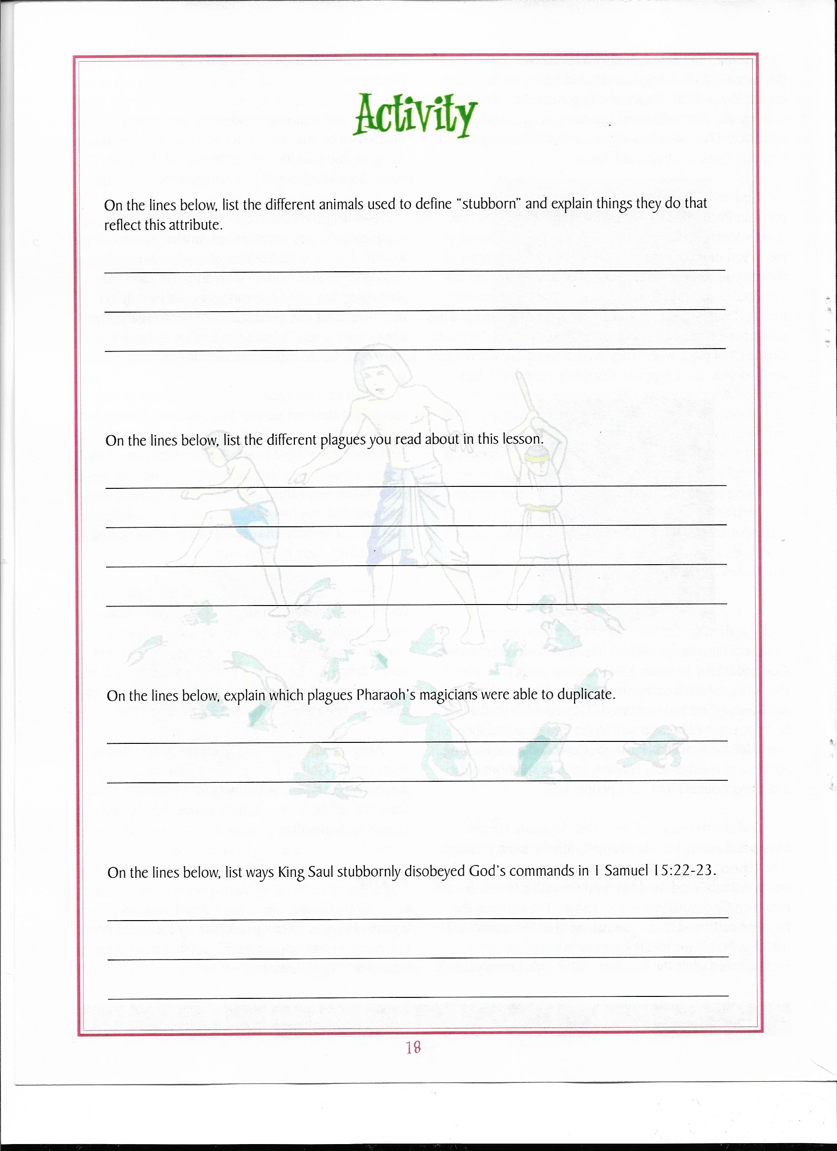 Activity Page
