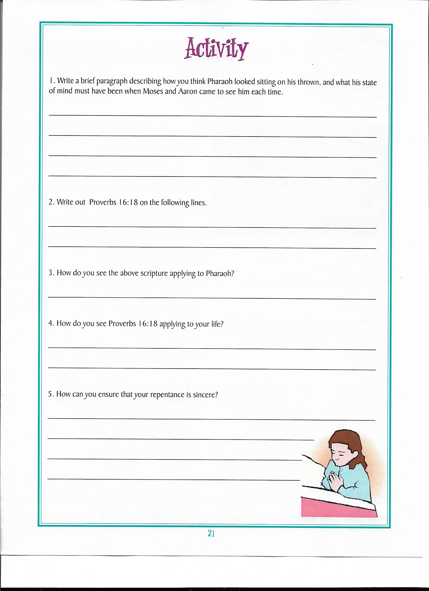 Activity Page