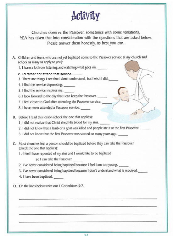Activity Page