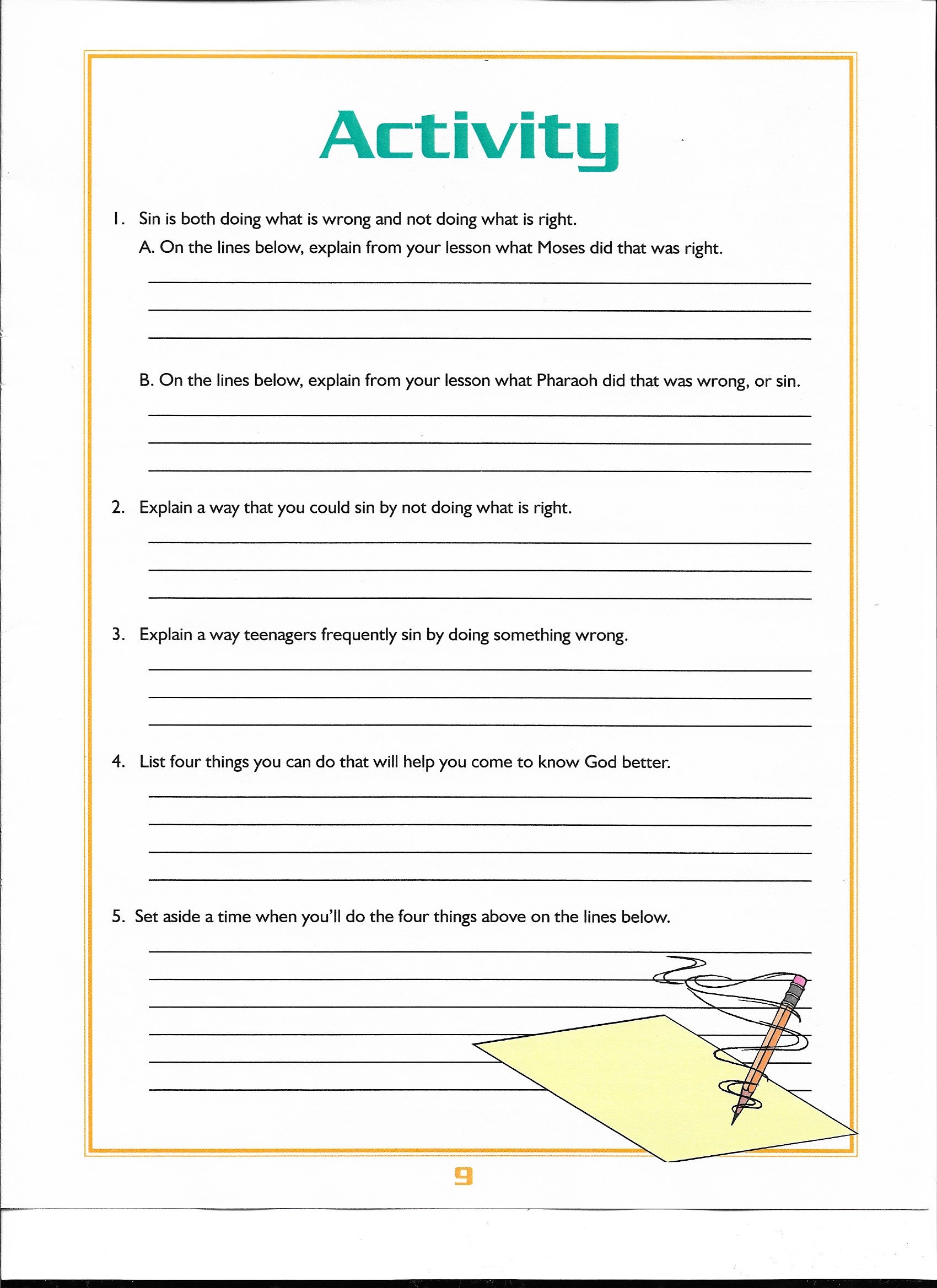 Activity Page