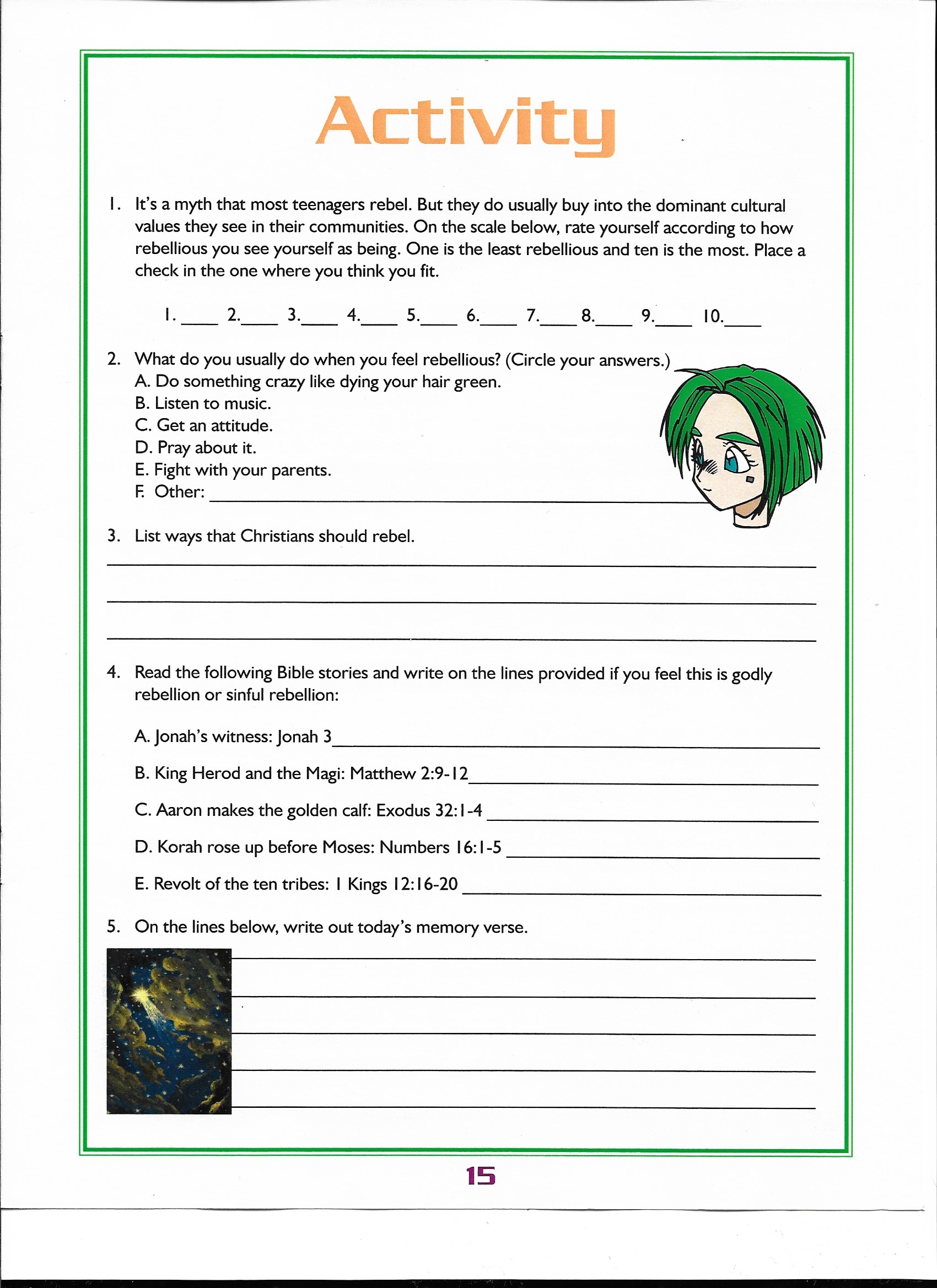Activity Page