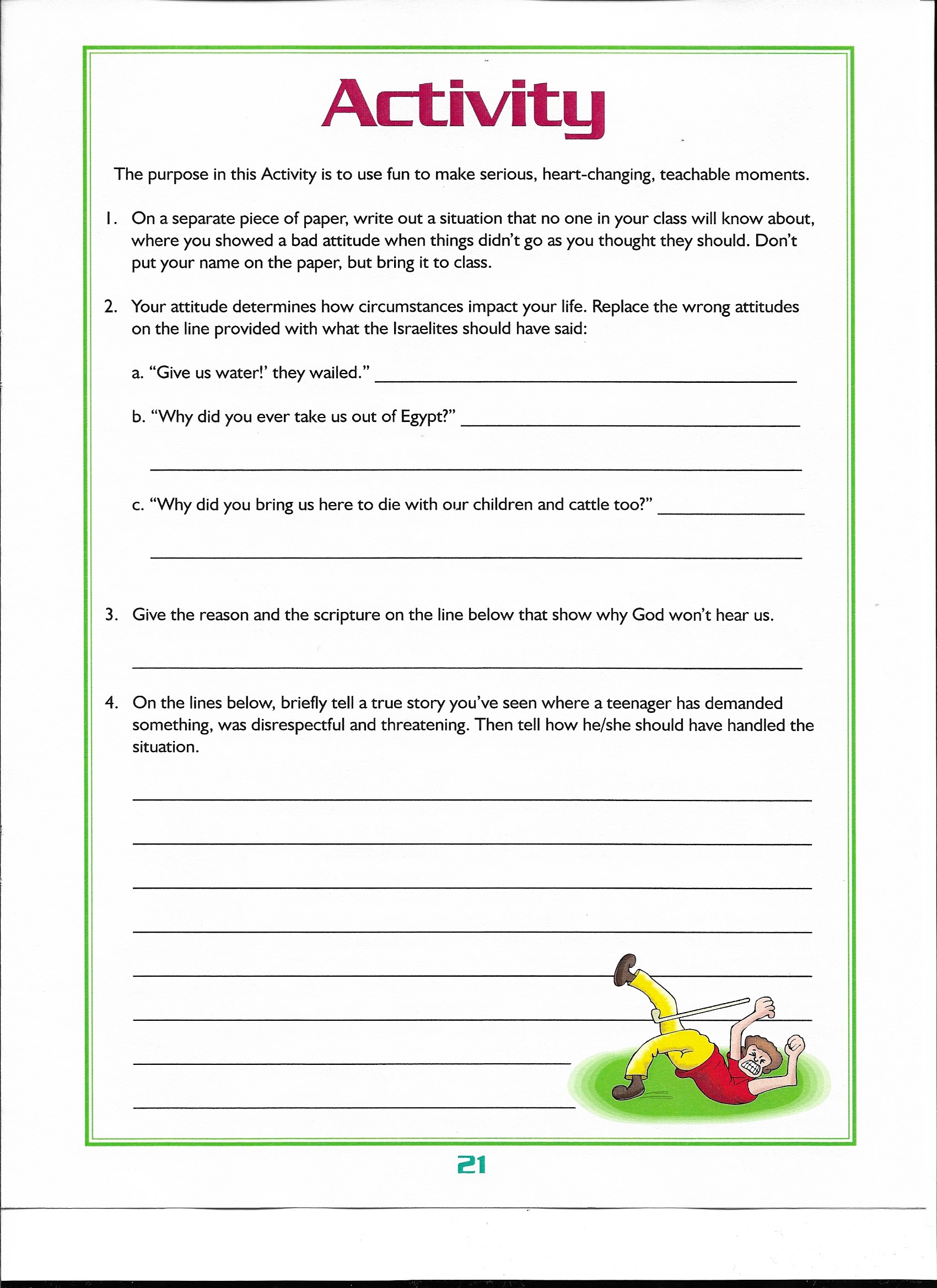 Activity Page