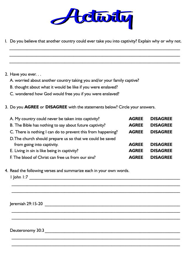 Activity Page