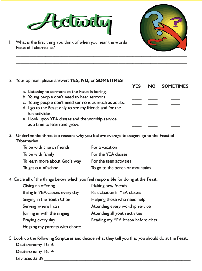 Activity Page