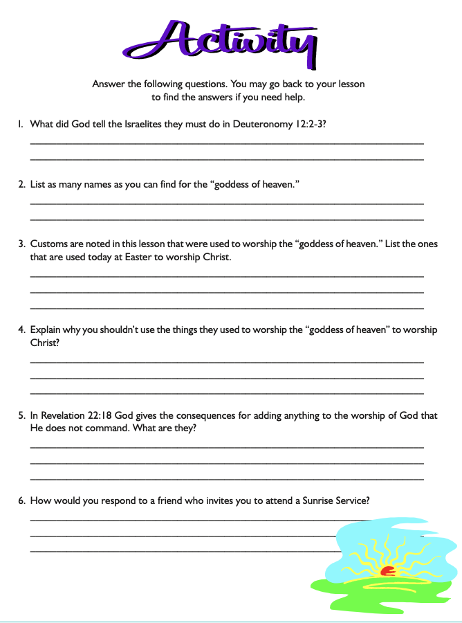Activity Page