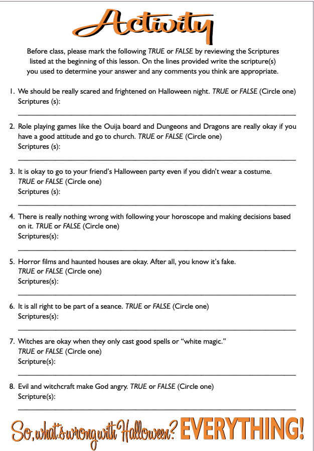 Activity Page