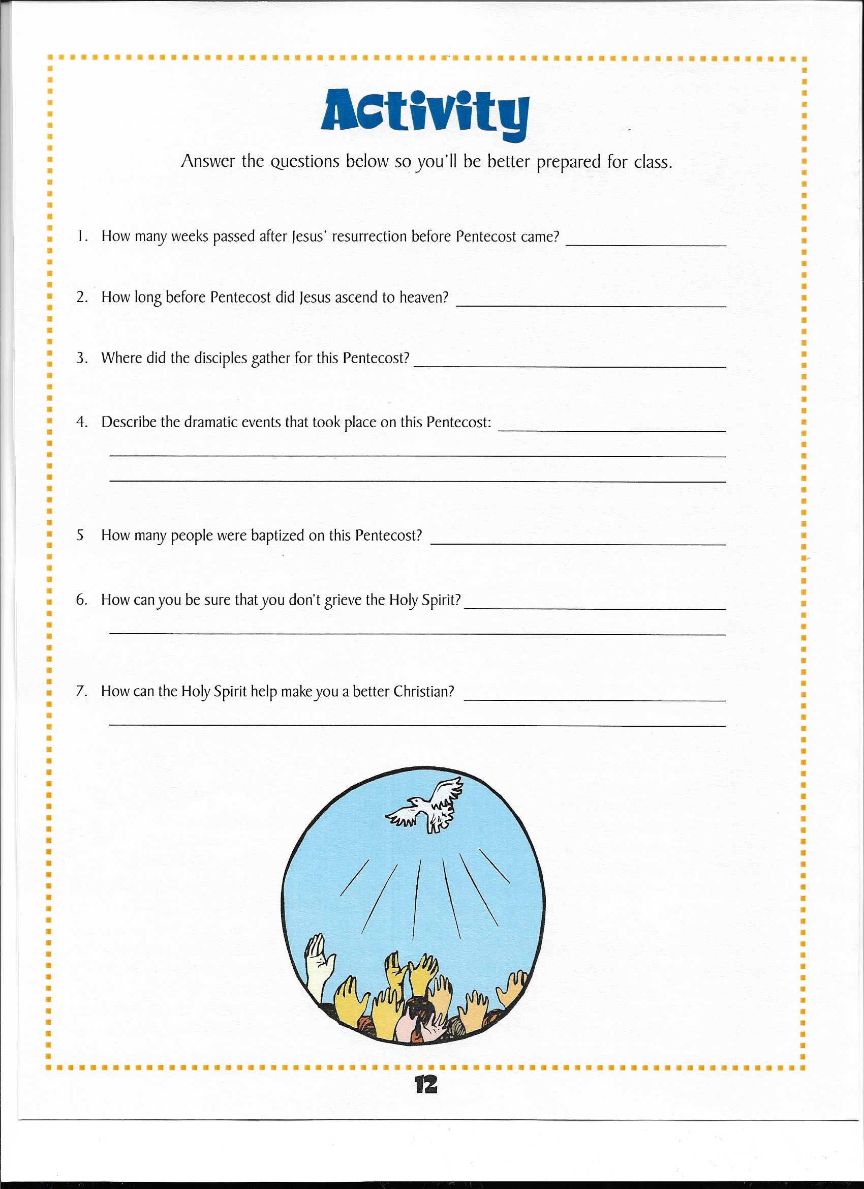 Activity Page