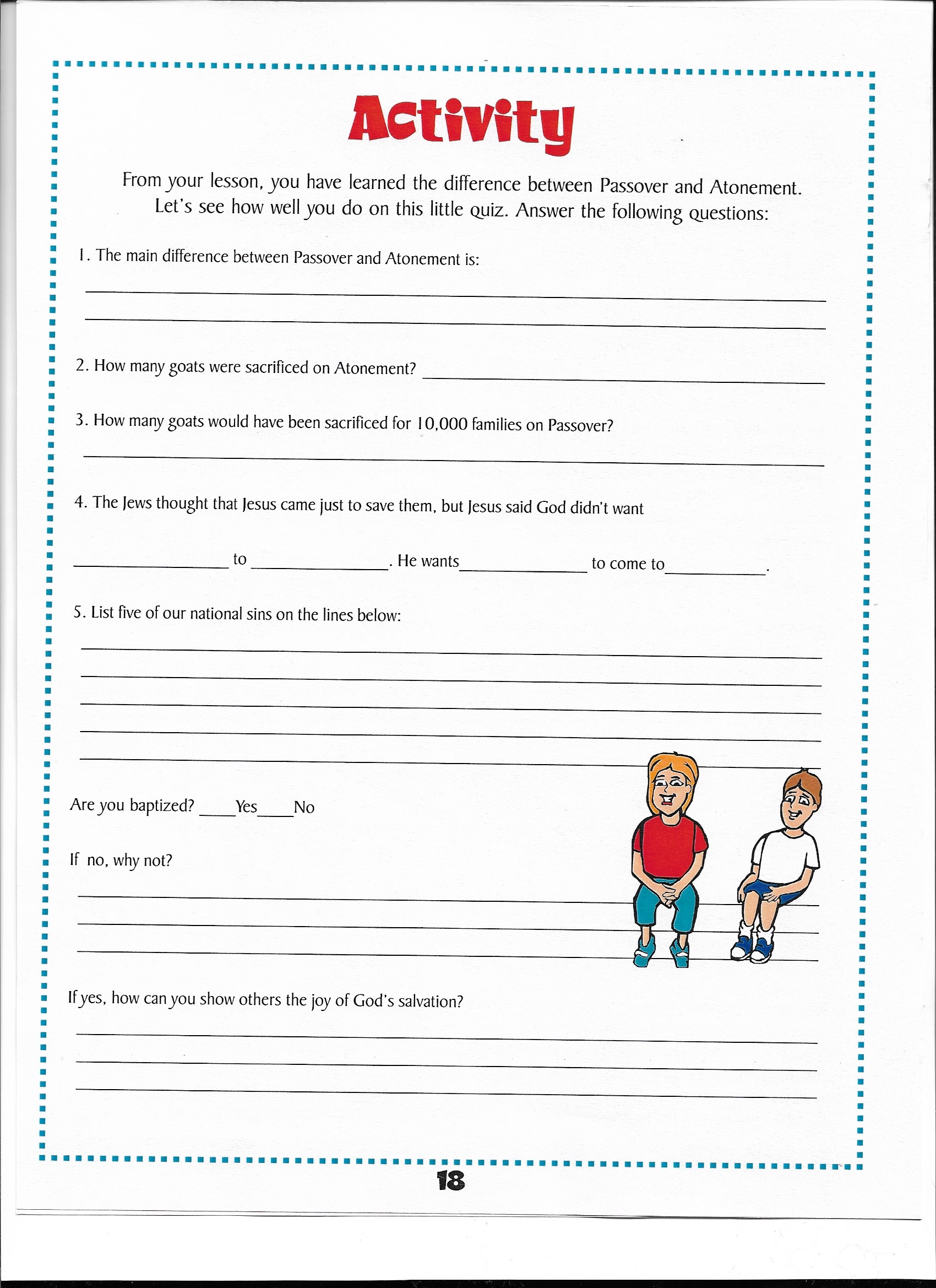 Activity Page