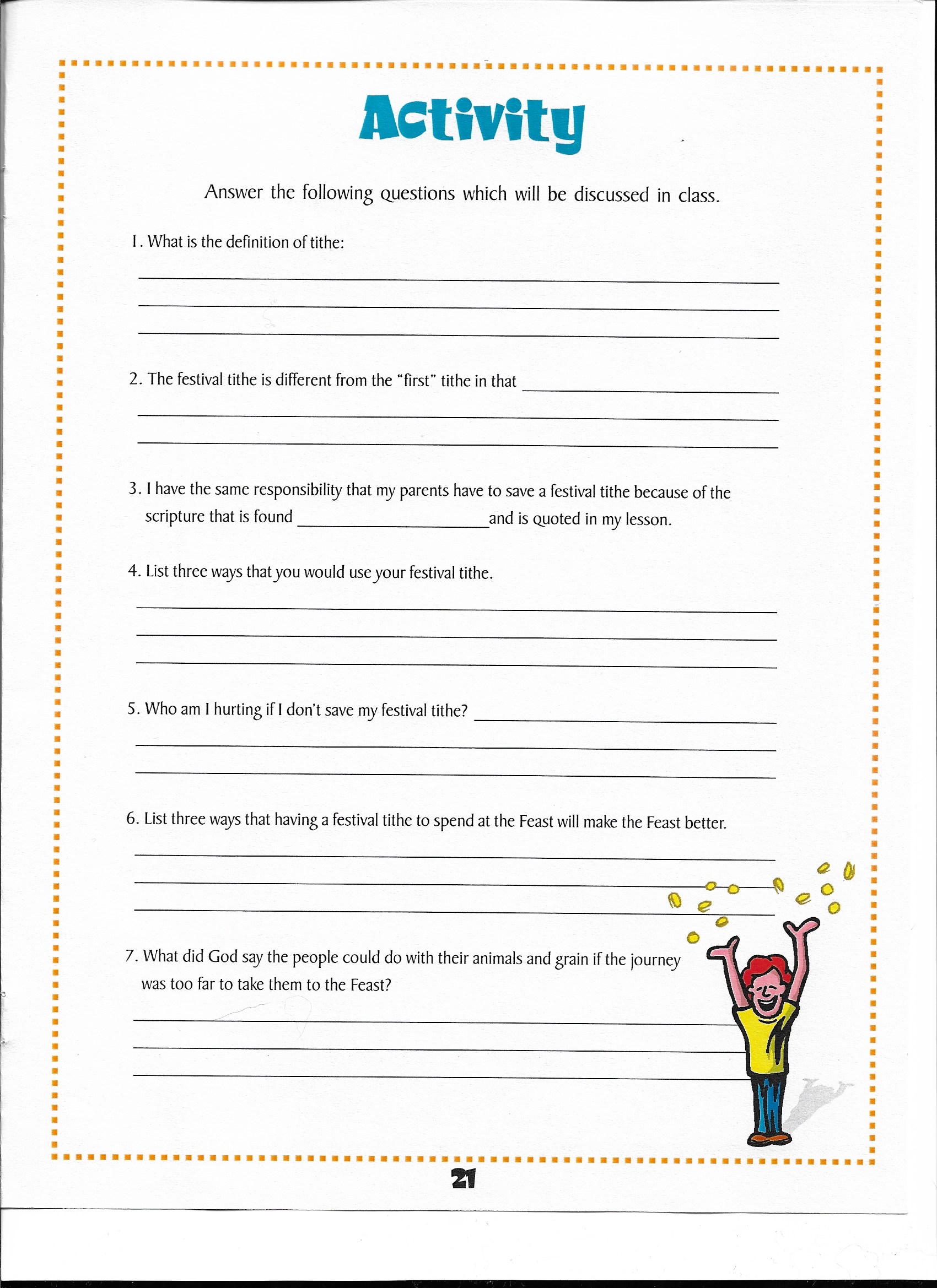 Activity Page