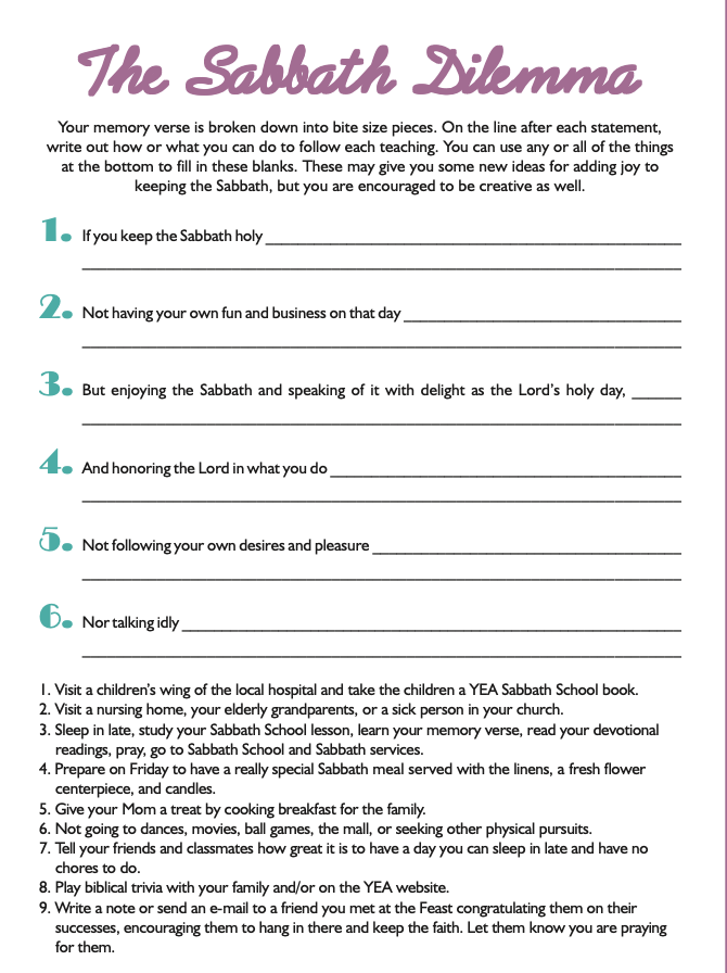 Activity Page