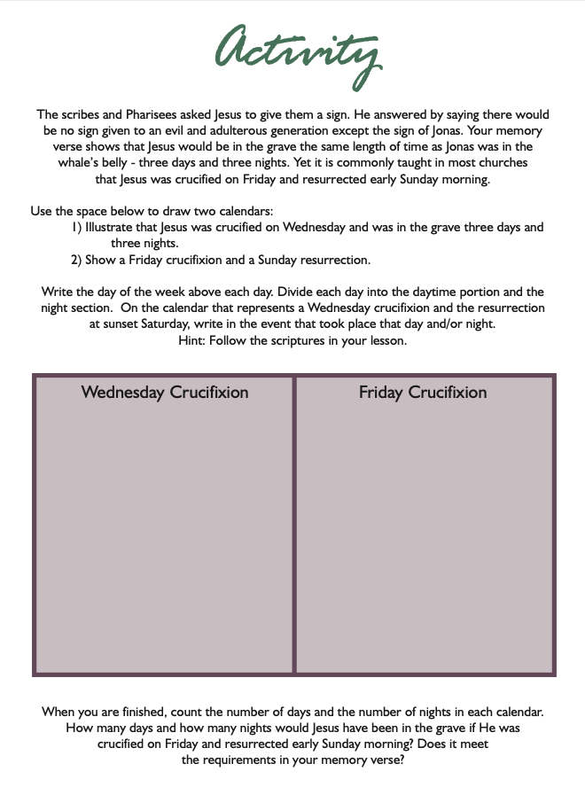 Activity Page