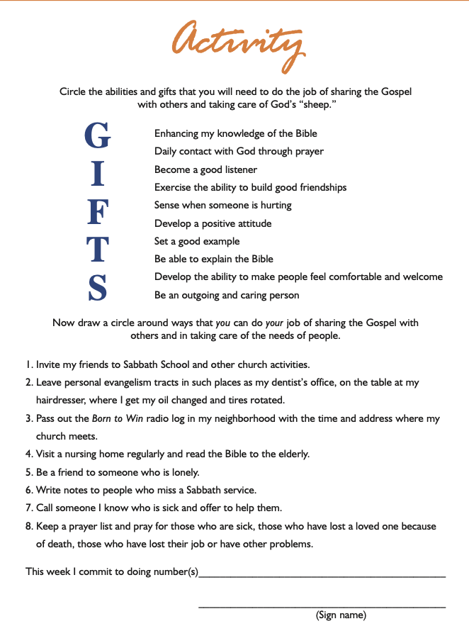 Activity Page