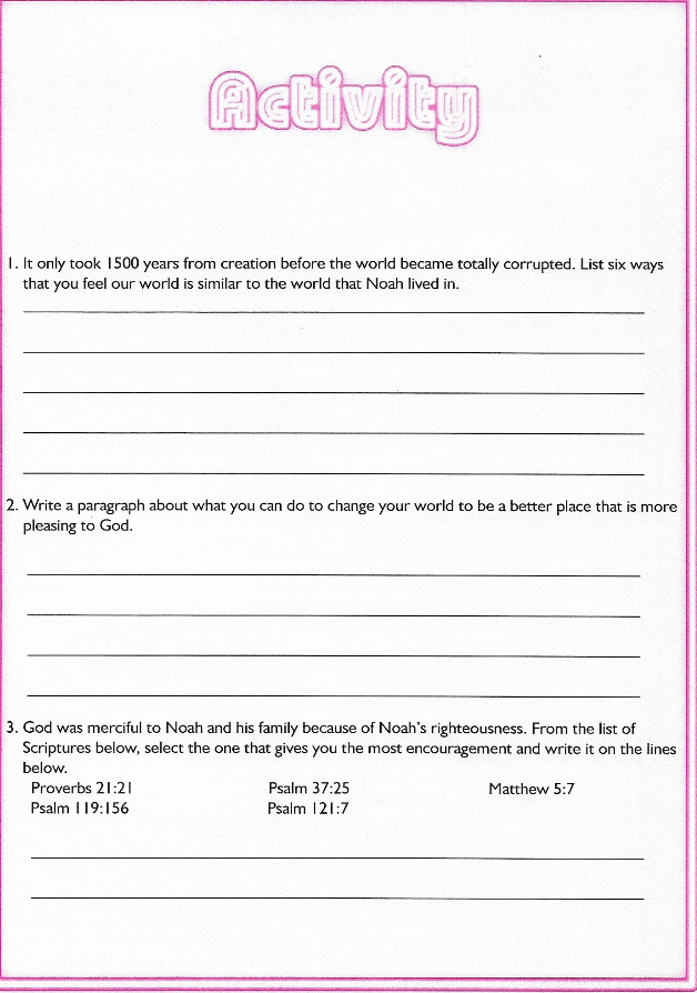 Activity Page