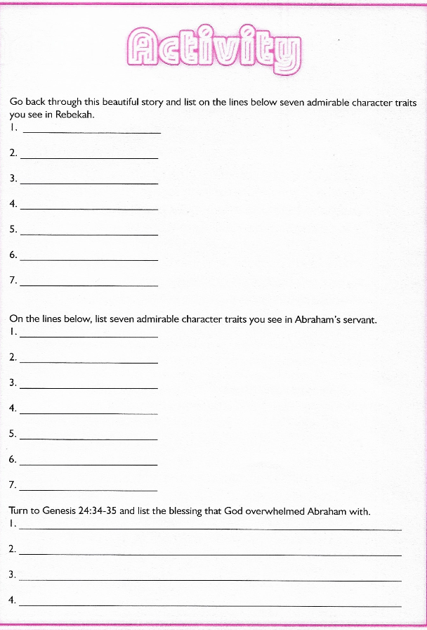 Activity Page