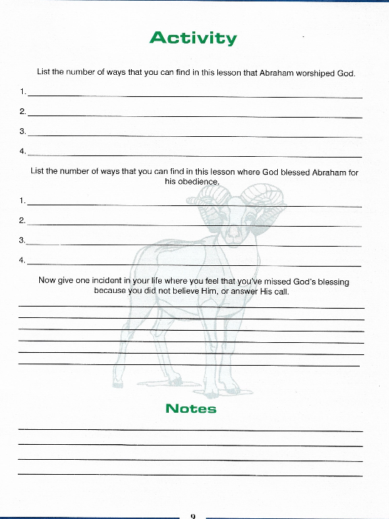 Activity Page
