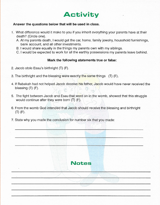 Activity Page