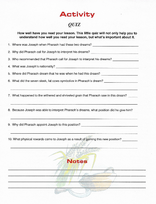 Activity Page