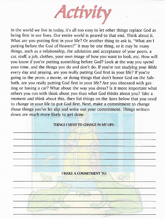 Activity Page