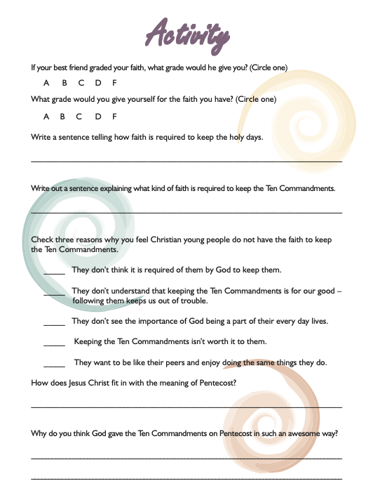 Activity Page