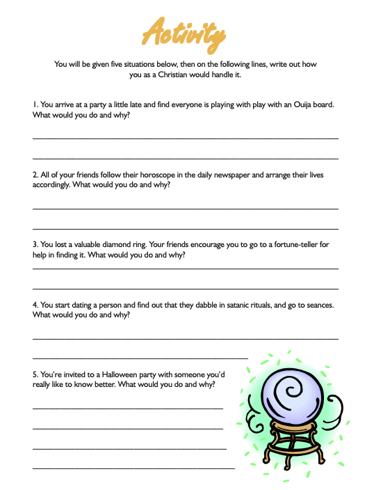 Activity Page