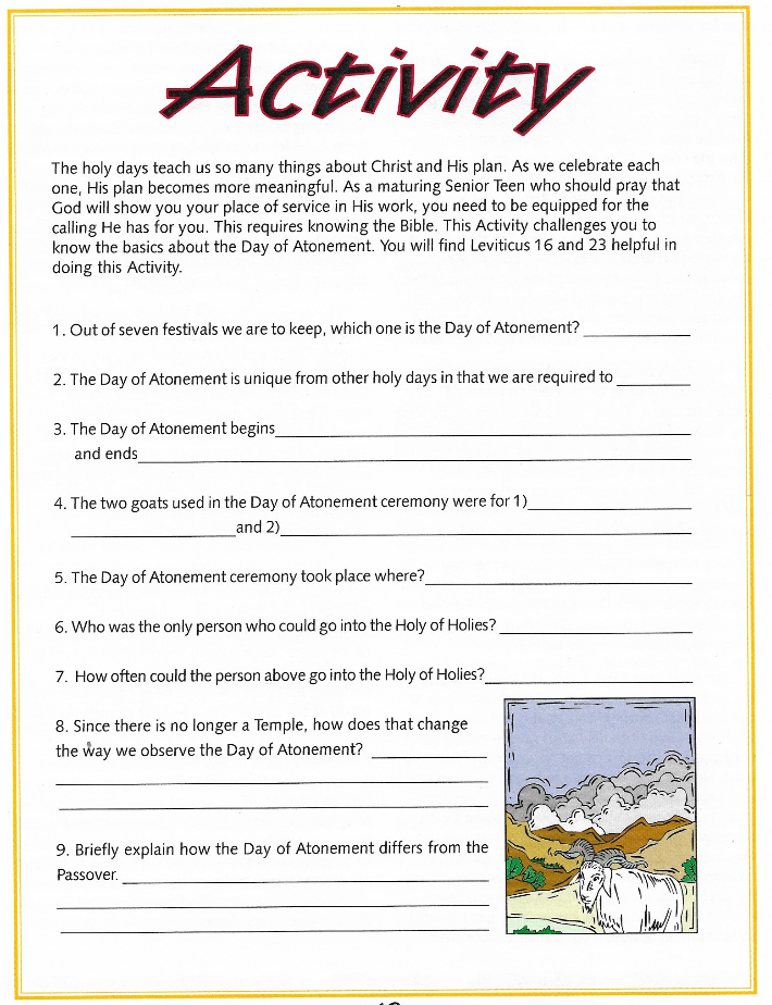 Activity Page