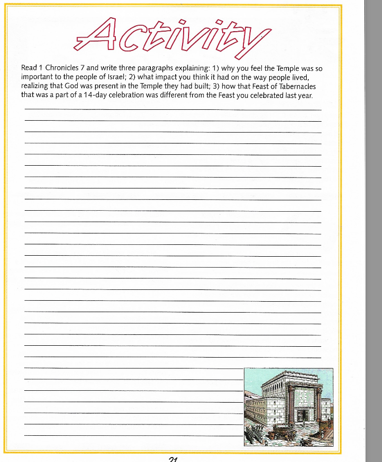 Activity Page