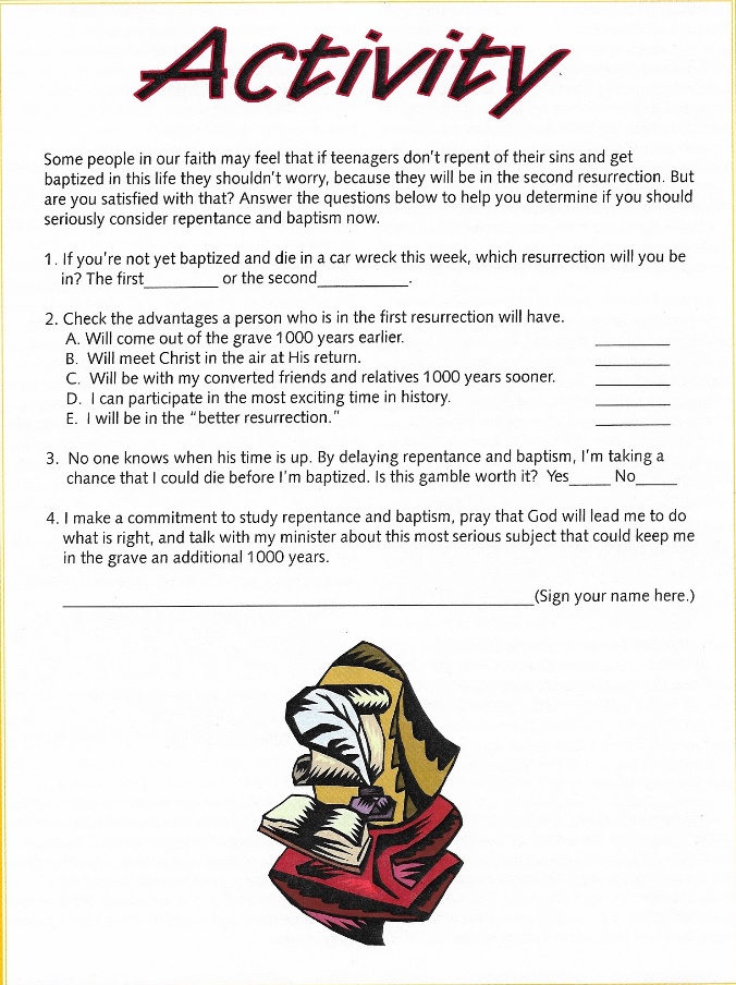 Activity Page